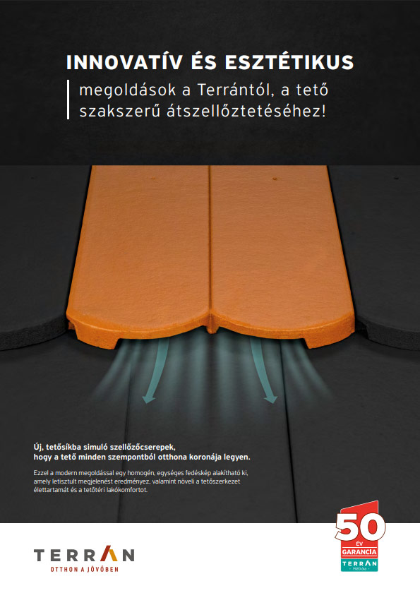 Terrán szellőzőcserép kiadvány