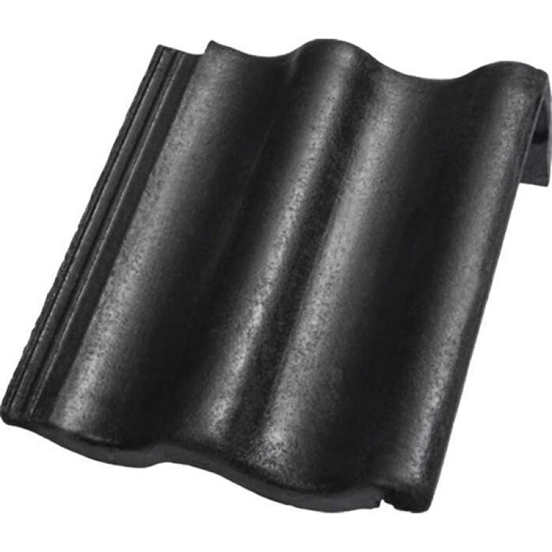 Bramac félnyeregtető lezáró cserép - Ébenfekete